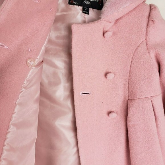 Stephanie Matthews Kids Girls Coat Pink 24 Months - Picture 3 of 8